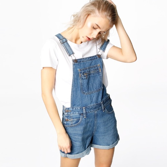 Levi's | Shorts | Levis Orange Tab Overall Short Dungarees | Poshmark